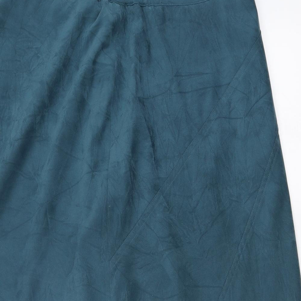 Oscar B  Womens Blue   A-Line Skirt Size 18