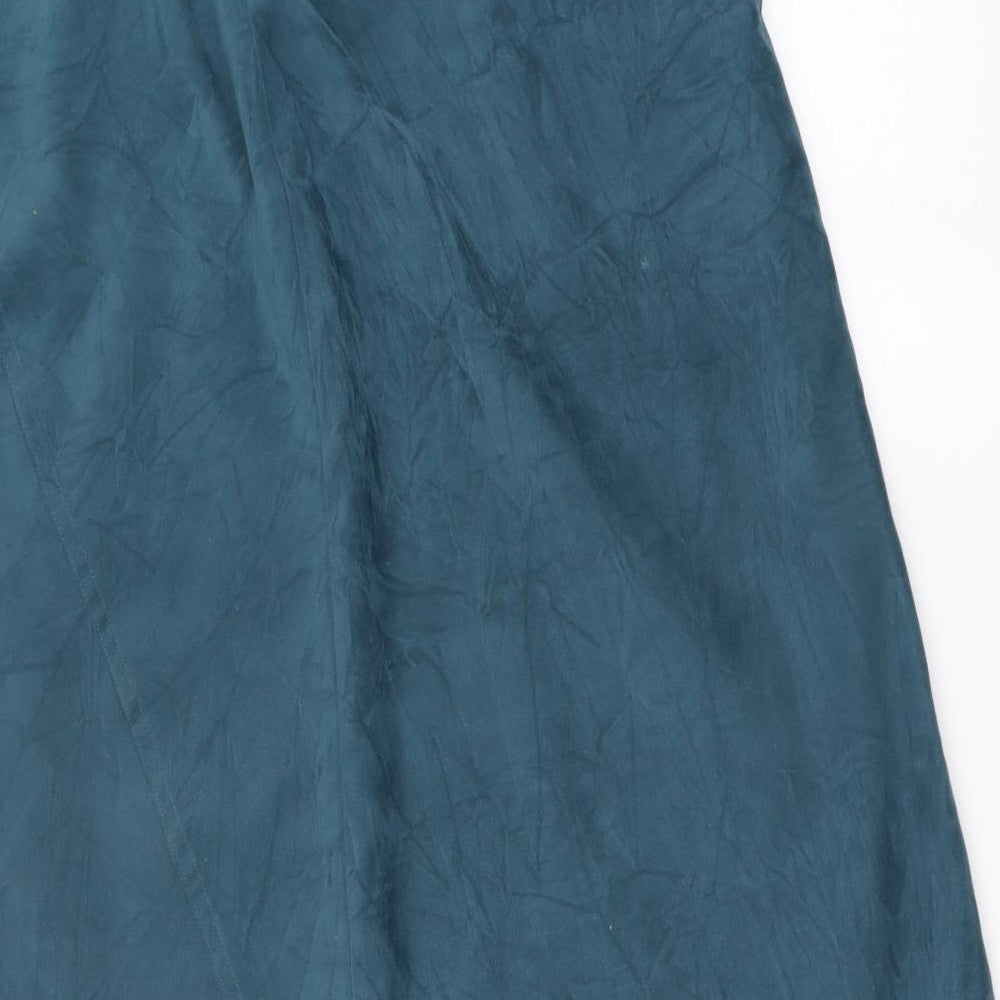 Oscar B  Womens Blue   A-Line Skirt Size 18