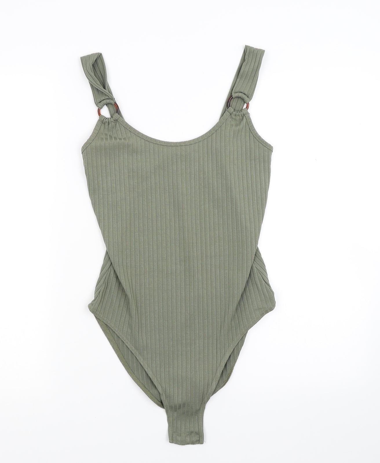 Quiz Womens Green  Jacquard Bodysuit One-Piece Size 12