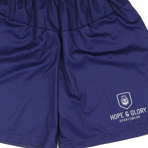Hope & Glory Womens Blue   Utility Shorts Size 2XL - Hull Fc ladies