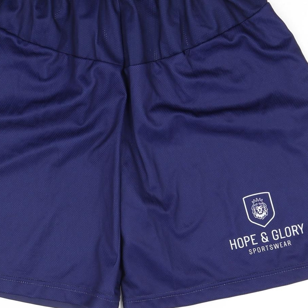 Hope & Glory Womens Blue   Utility Shorts Size 2XL - Hull Fc ladies