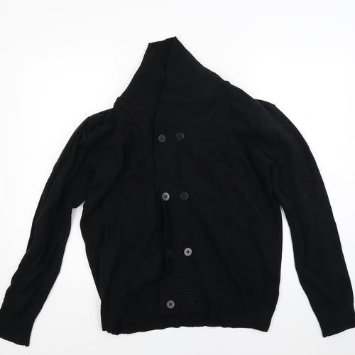 Ceader wood state Mens Black  Knit Pullover Jumper Size L
