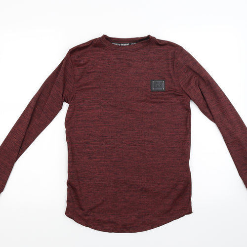 Supply & Demand Co. Womens Red   Pullover Sweatshirt Size 2XS