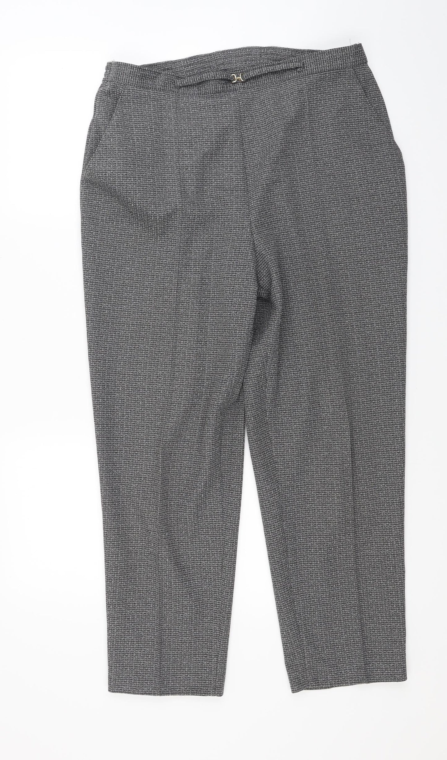 Marks and Spencer Womens Grey   Trousers  Size 16 L25 in