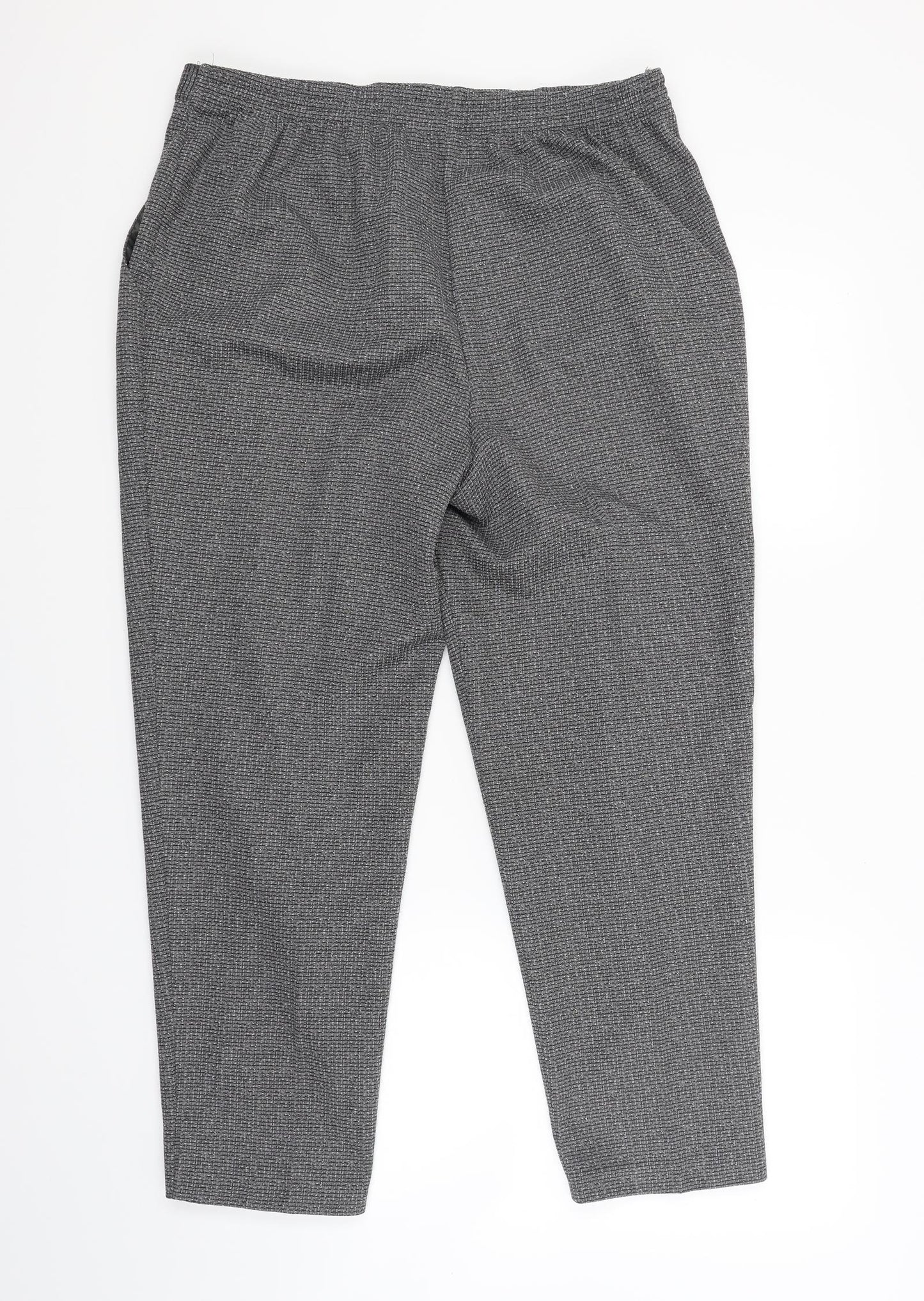 Marks and Spencer Womens Grey   Trousers  Size 16 L25 in