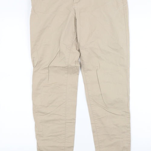 H&M Womens Beige   Trousers  Size 8 L27 in