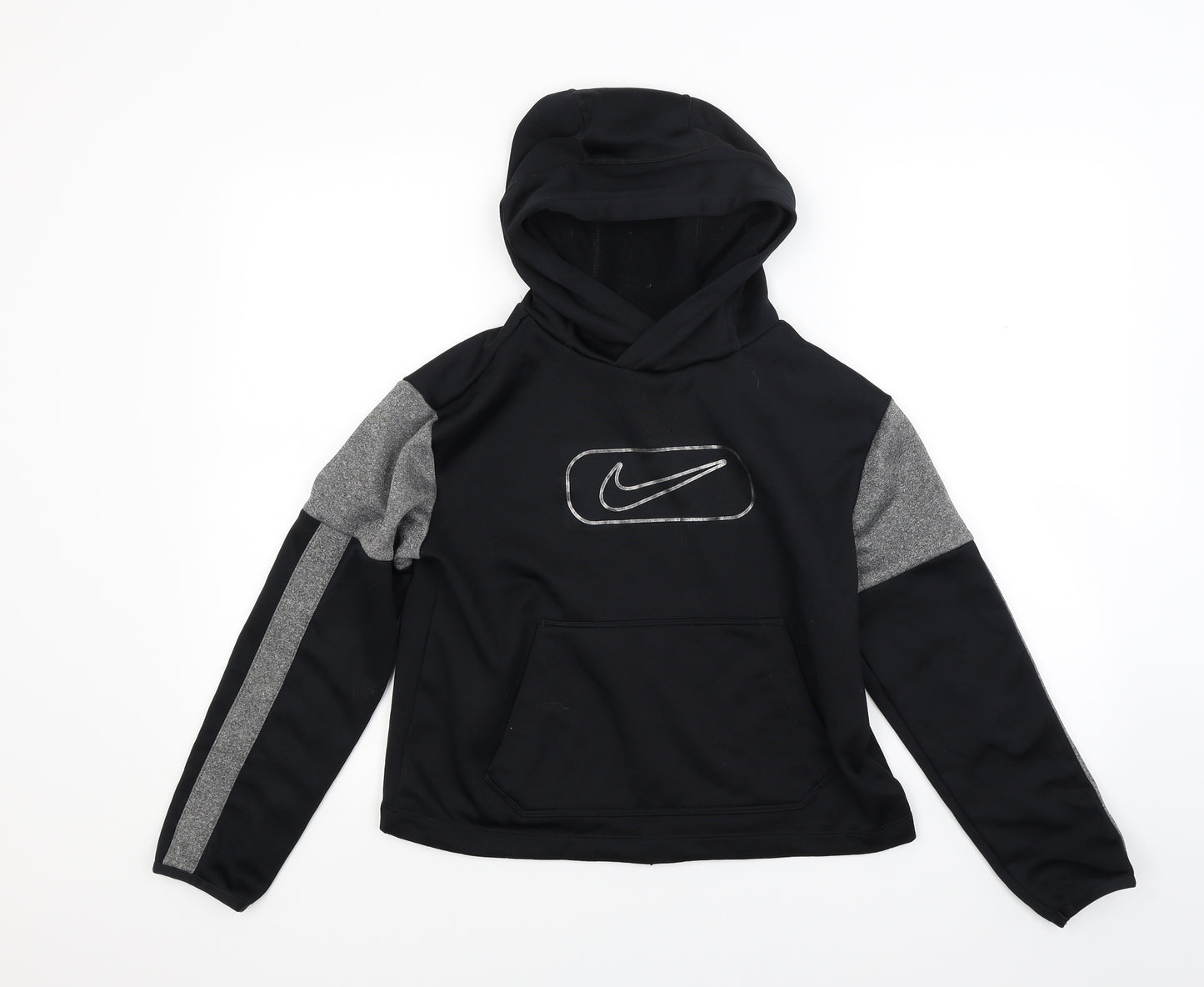 Nike Girls Black   Pullover Hoodie Size L