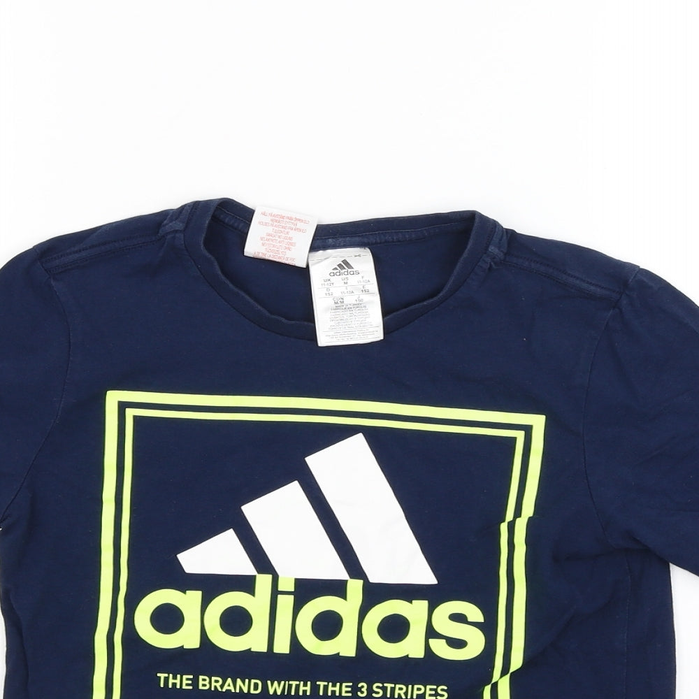 adidas Boys Blue   Basic Polo Size 12 Years