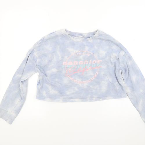 NEXT Girls Blue   Pullover Sweatshirt Size 11-12 Years  - California