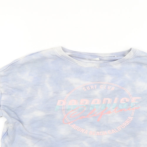 NEXT Girls Blue   Pullover Sweatshirt Size 11-12 Years  - California