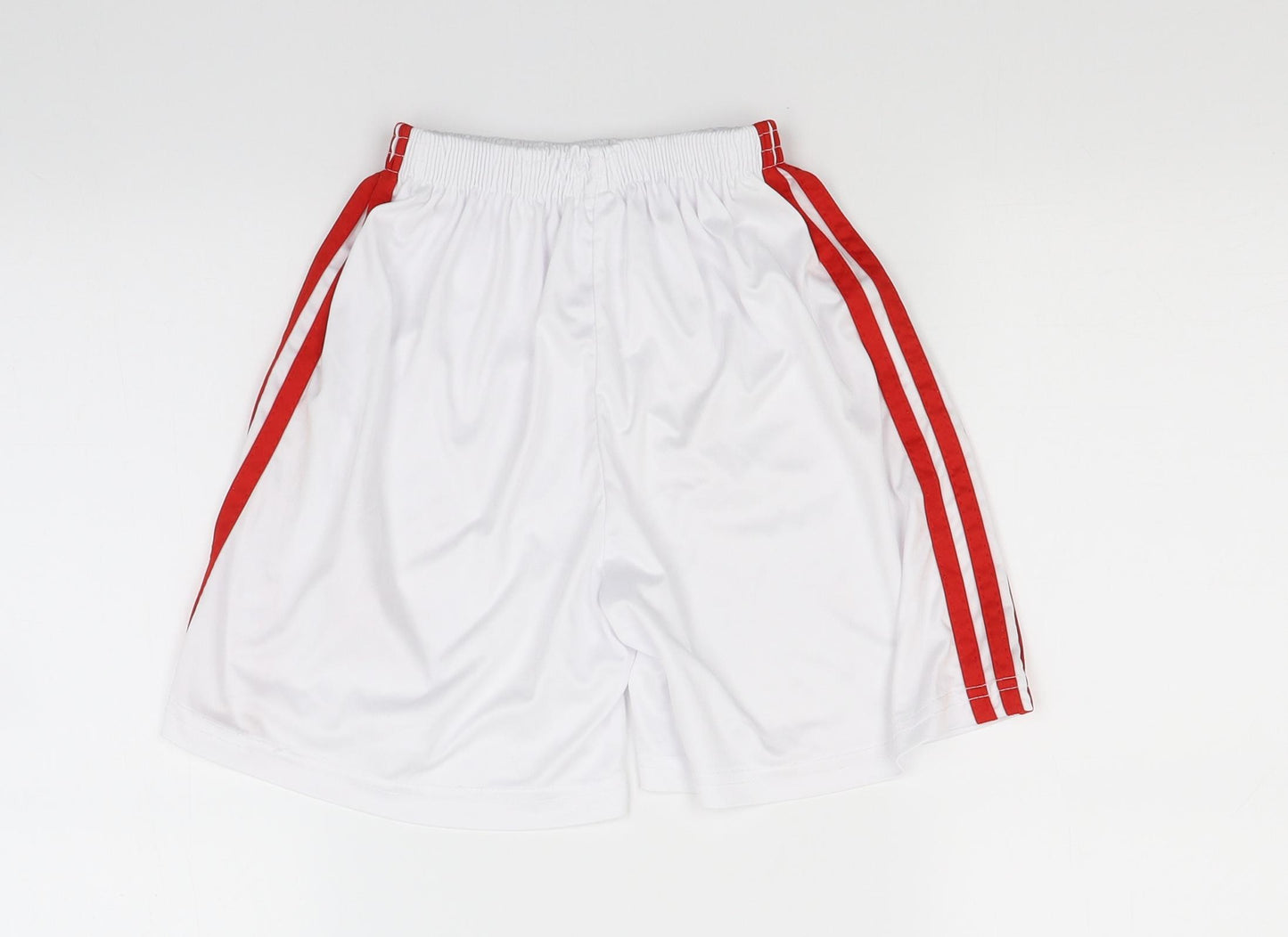 adidas Boys White Striped  Utility Shorts Size 12 Years