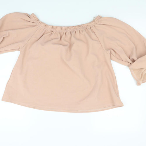 Cameo rose Womens Beige   Basic Blouse Size 10