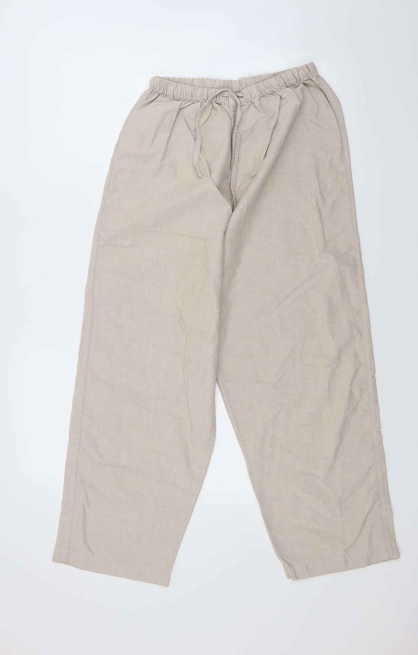 Preworn Womens Beige   Trousers  Size M L26 in