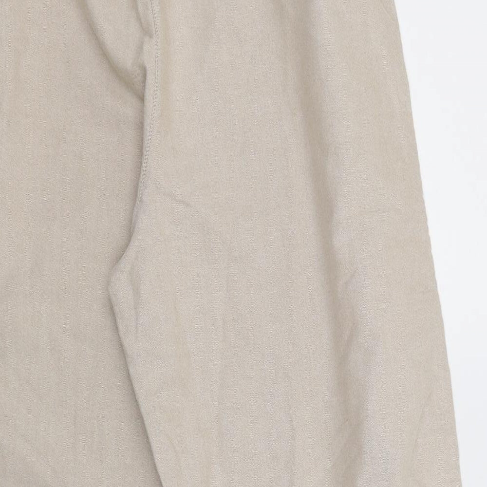 Preworn Womens Beige   Trousers  Size M L26 in