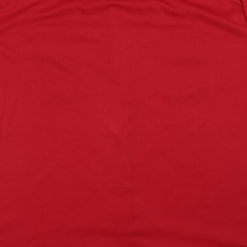 C&A Mens Red    Button-Up Size S