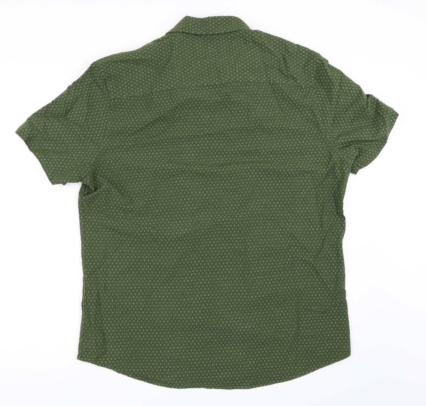 NEXT Mens Green    Button-Up Size L