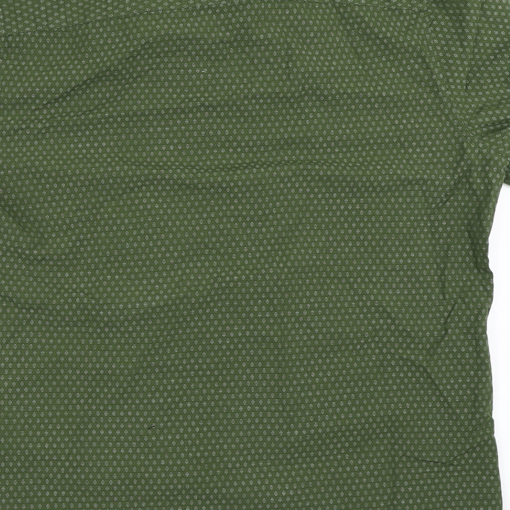 NEXT Mens Green    Button-Up Size L