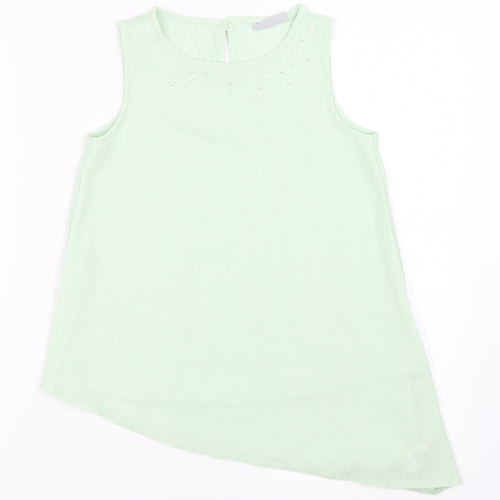 Matalan Girls Green   Basic Blouse Size 9 Years
