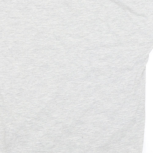 George Girls Grey   Basic T-Shirt Size 9-10 Years