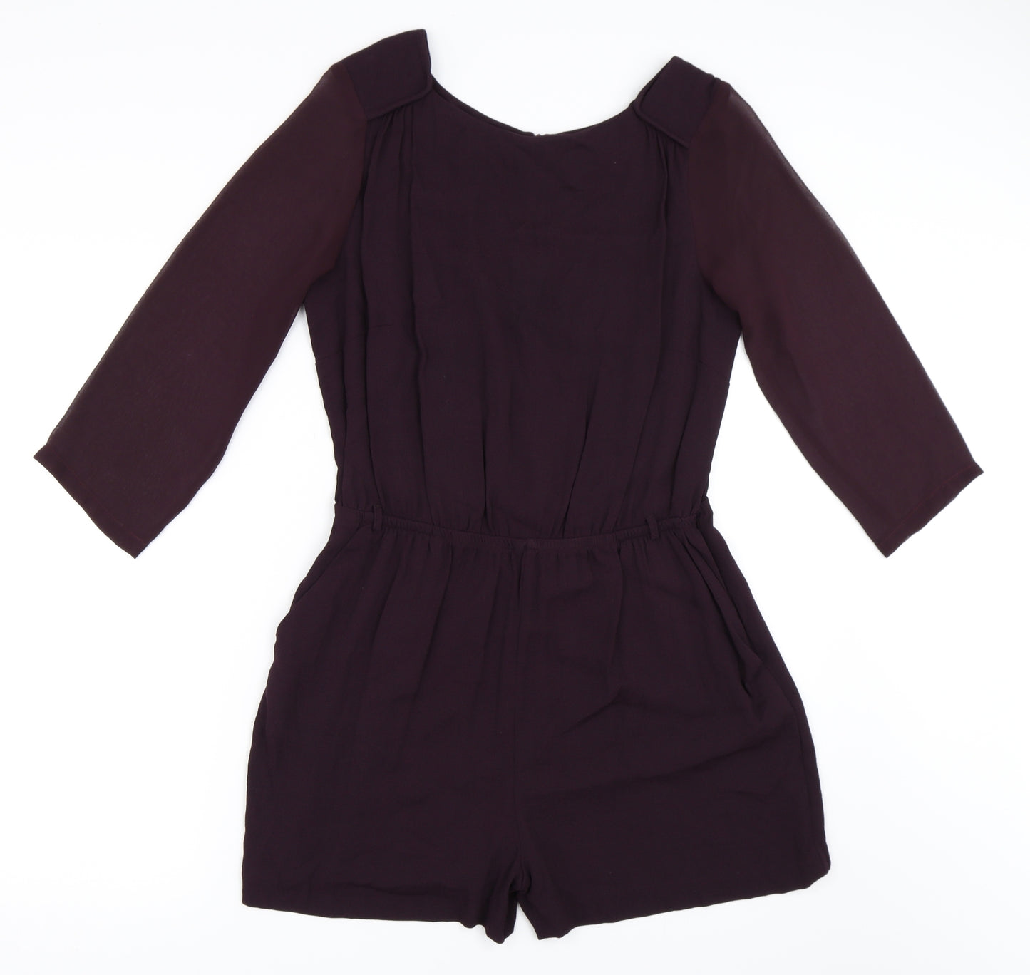 River Island Womens Purple   Playsuit One-Piece Size 14