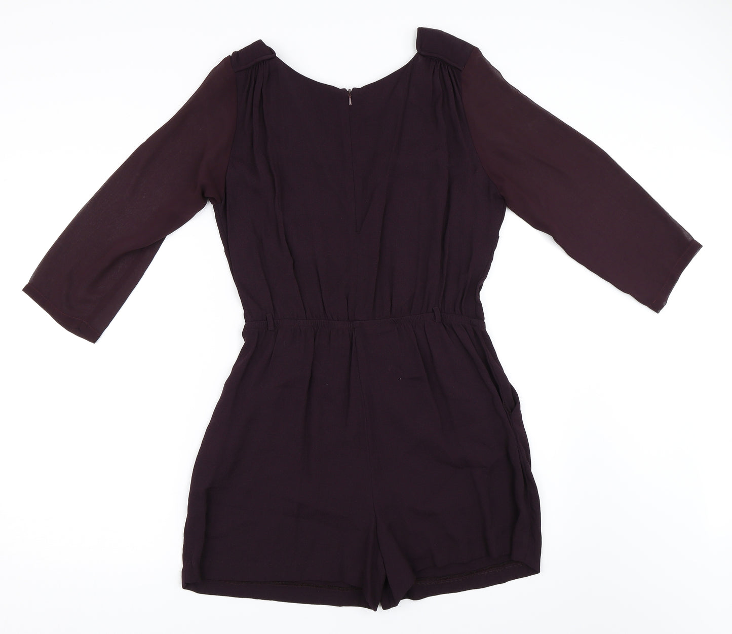 River Island Womens Purple   Playsuit One-Piece Size 14