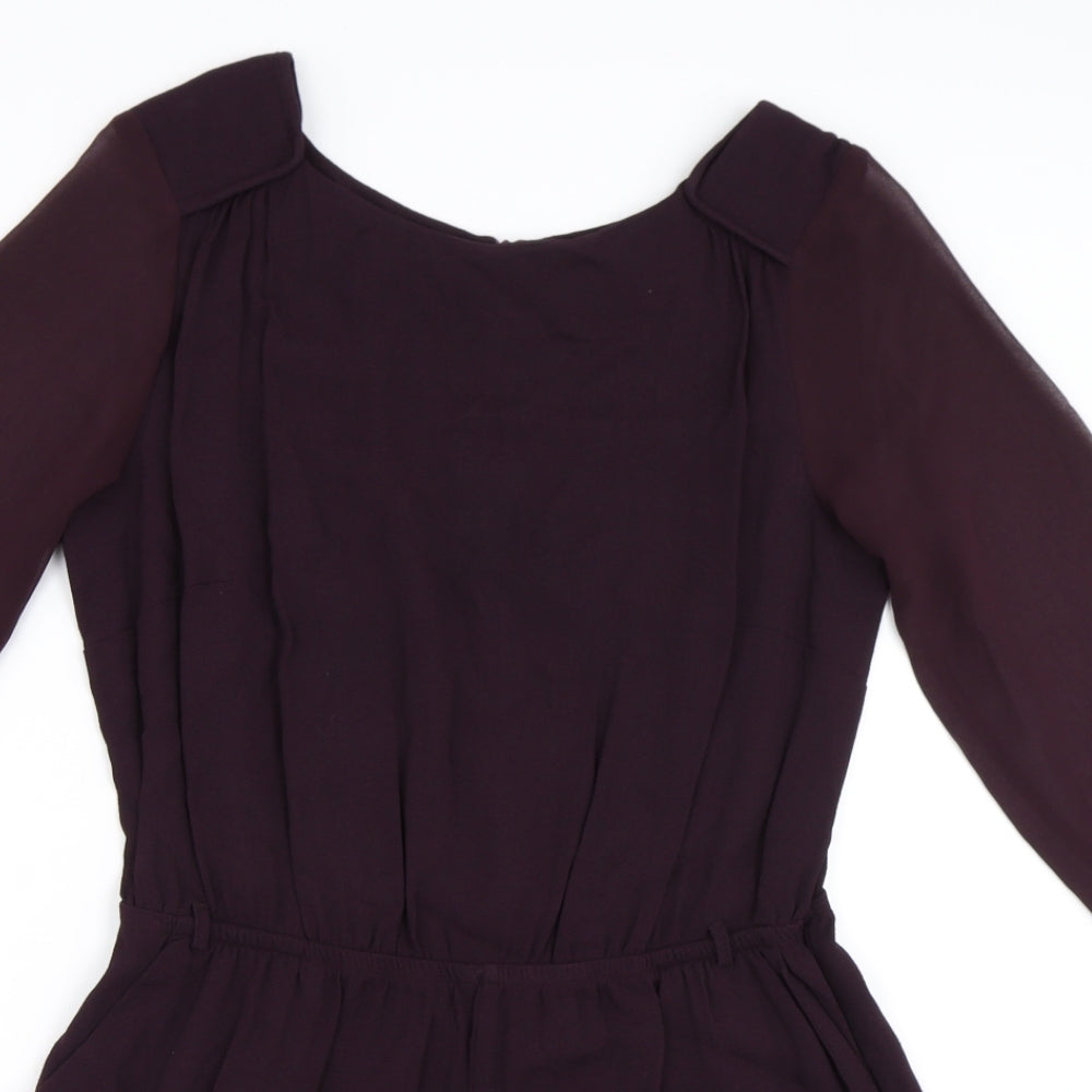 River Island Womens Purple   Playsuit One-Piece Size 14