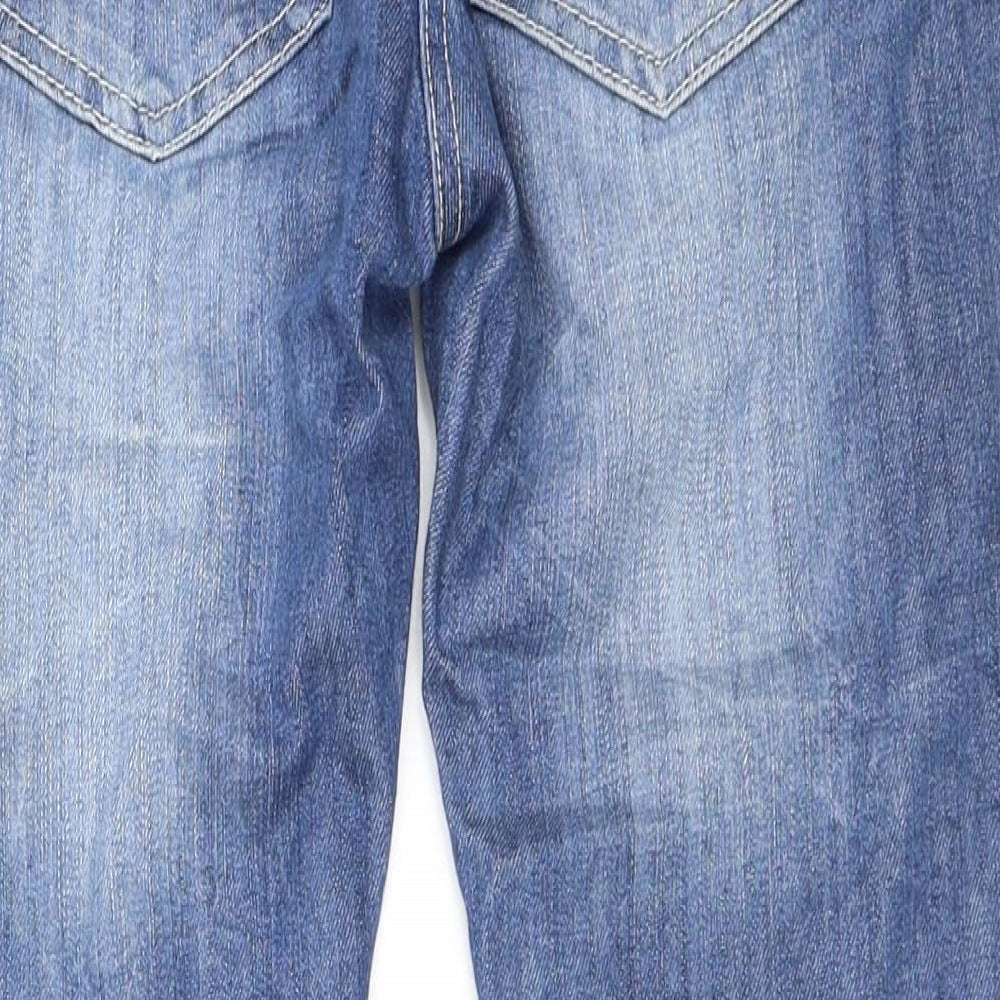 Preworn Boys Blue  Denim Straight Jeans Size 9-10 Years