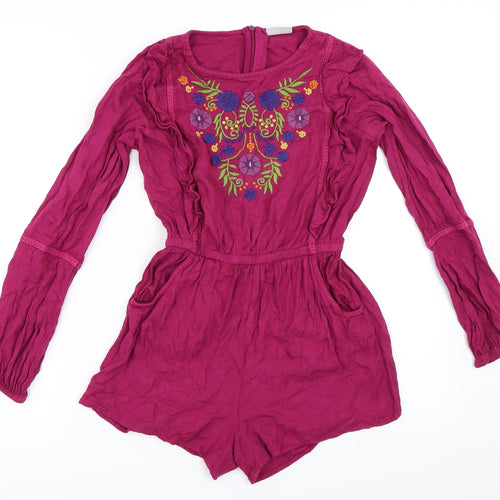 Matalan Girls Purple   Playsuit One-Piece Size 11 Years