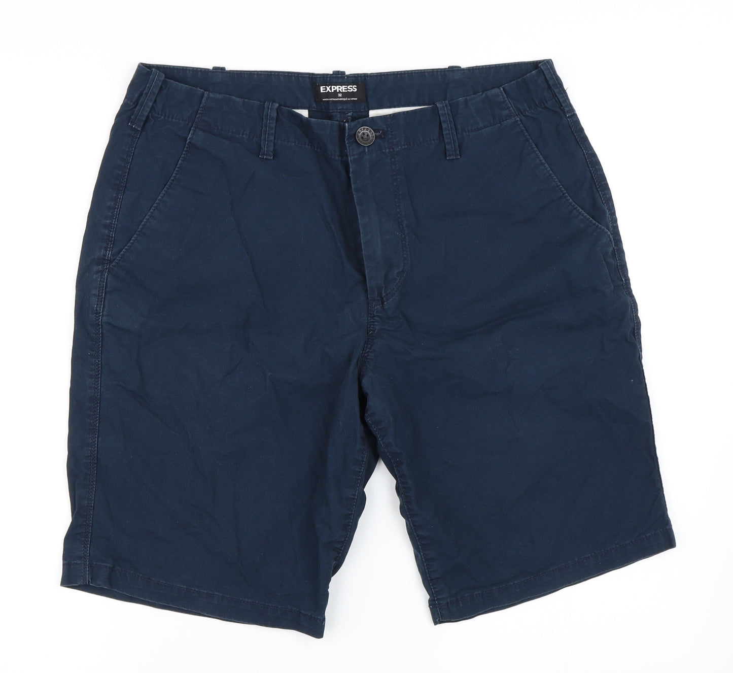 Express Mens Blue   Chino Shorts Size 32 in