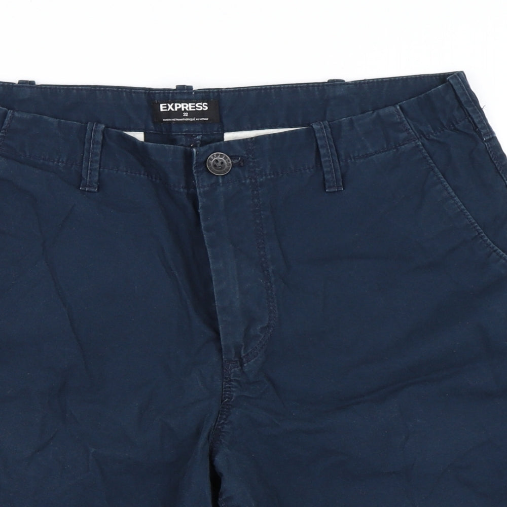 Express Mens Blue   Chino Shorts Size 32 in