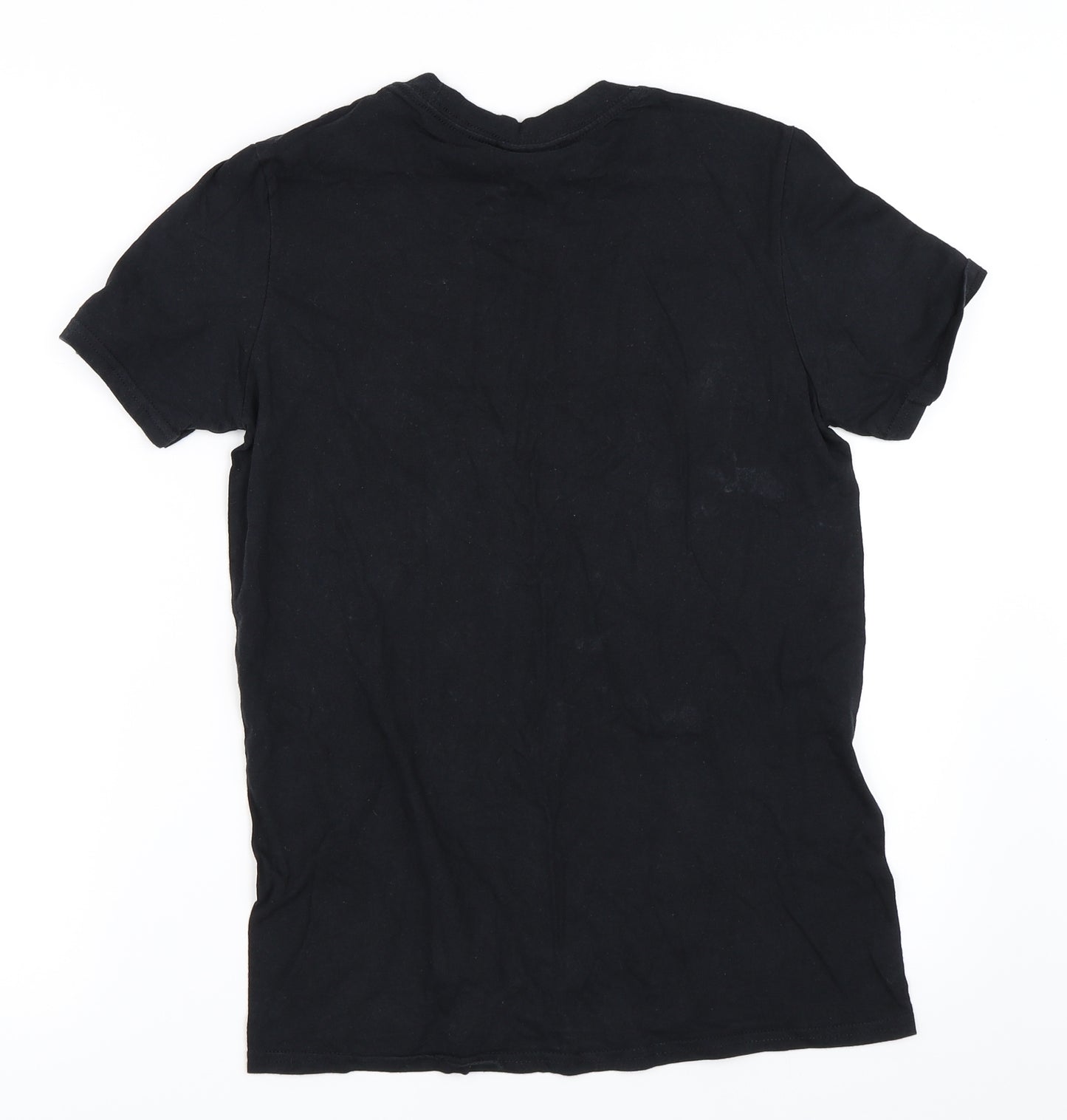 Preworn Mens Black    T-Shirt Size S  - back to the future