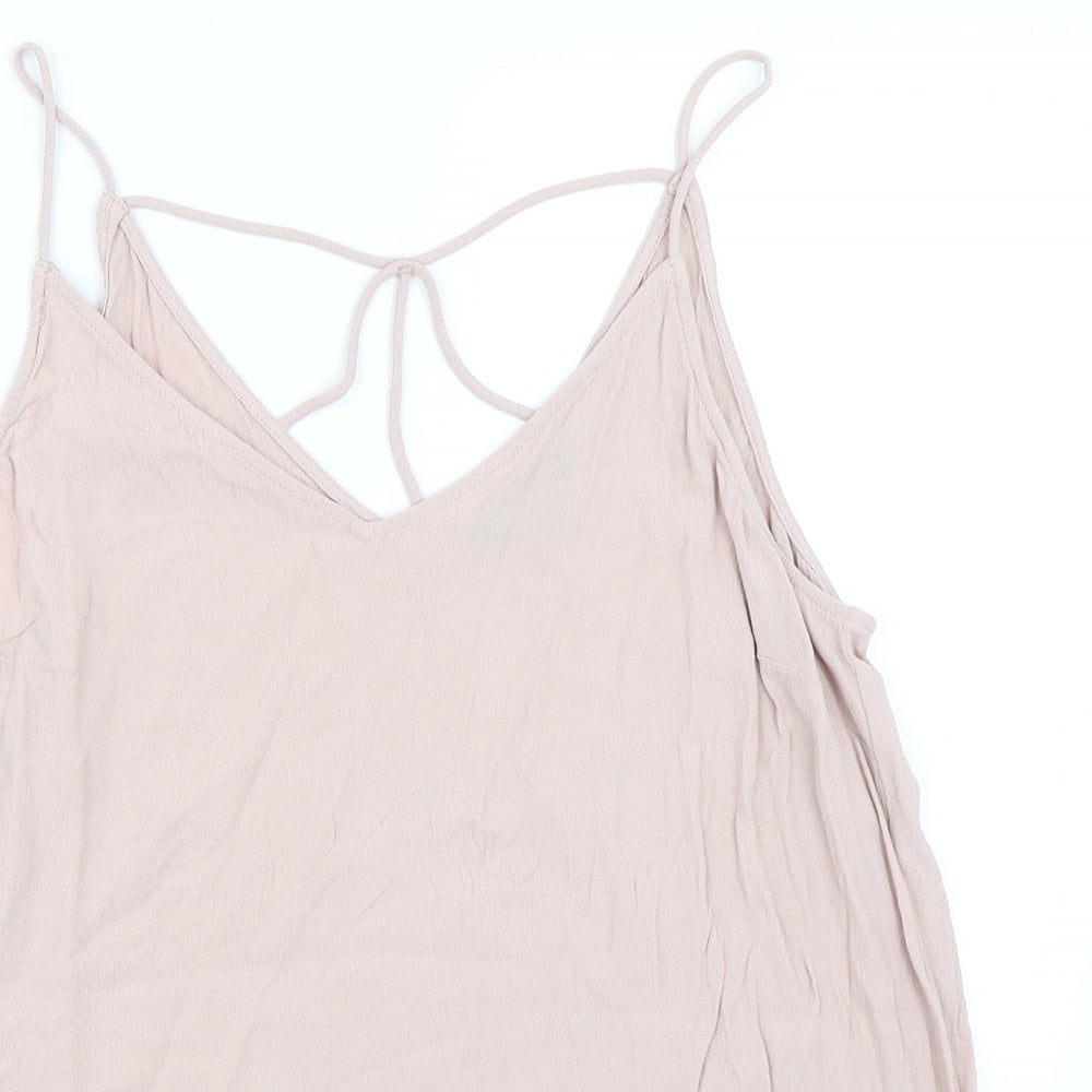 New Look Womens Pink   Camisole Blouse Size 14