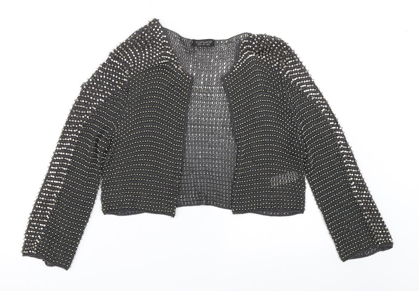 Topshop Womens Black   Cardigan Jumper Size 12