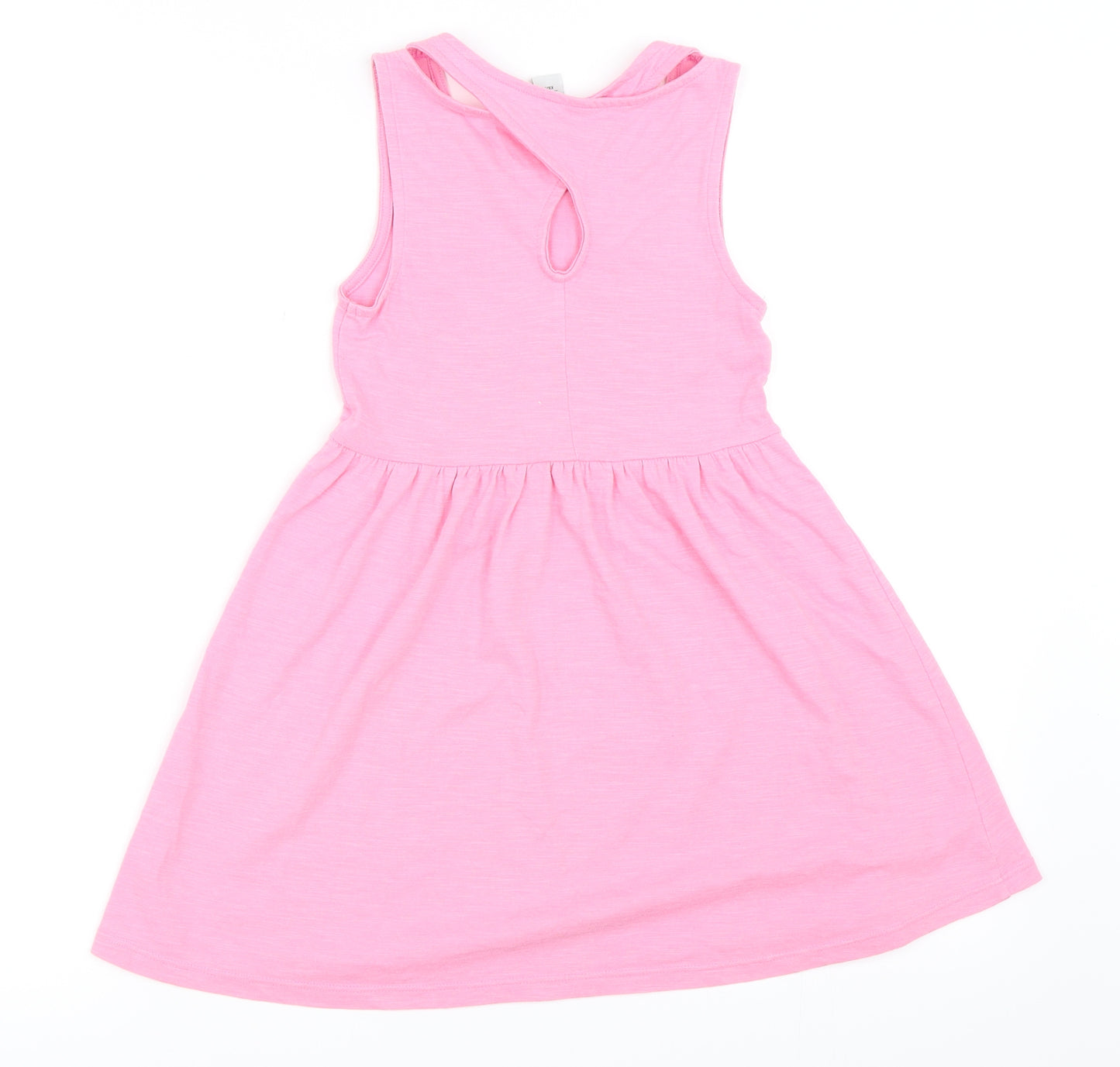 TU Girls Pink   Skater Dress  Size 6 Years