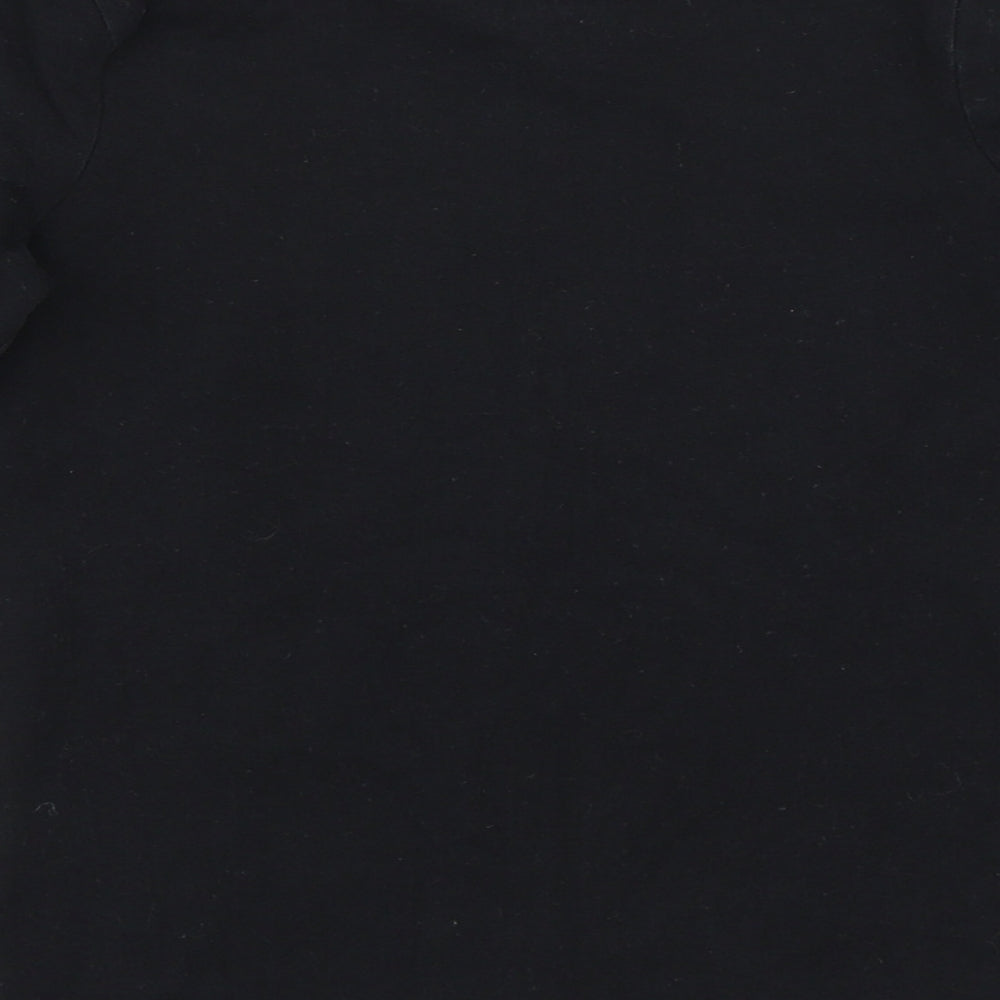 F&F Girls Black   Basic T-Shirt Size 6-7 Years  - halloween