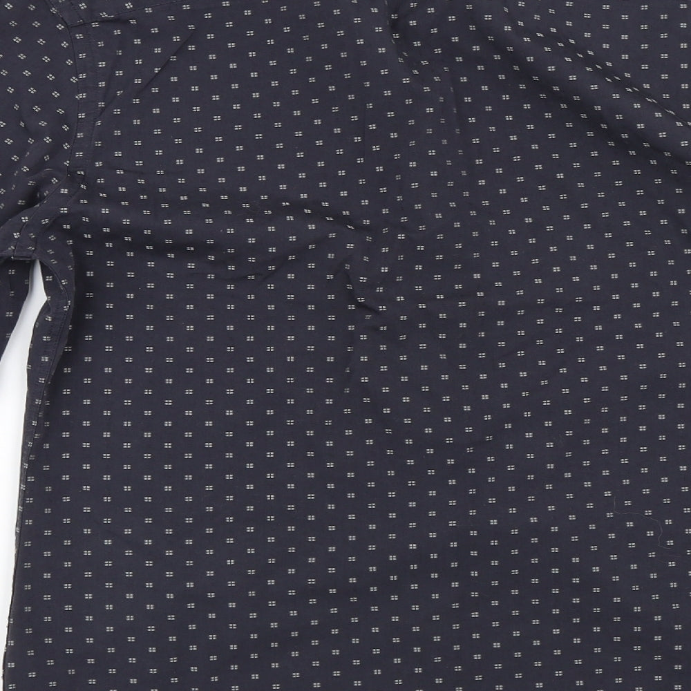 Jeff Banks Mens Grey    Button-Up Size 15.5