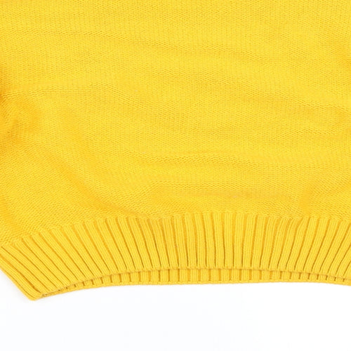 Matalan Girls Yellow   Pullover Jumper Size 14 Years