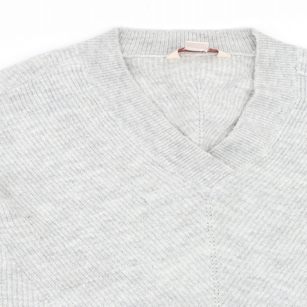 Mauvette Womens Grey   Pullover Jumper Size 14