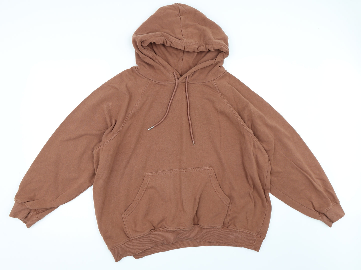 H&M Womens Brown   Pullover Hoodie Size L