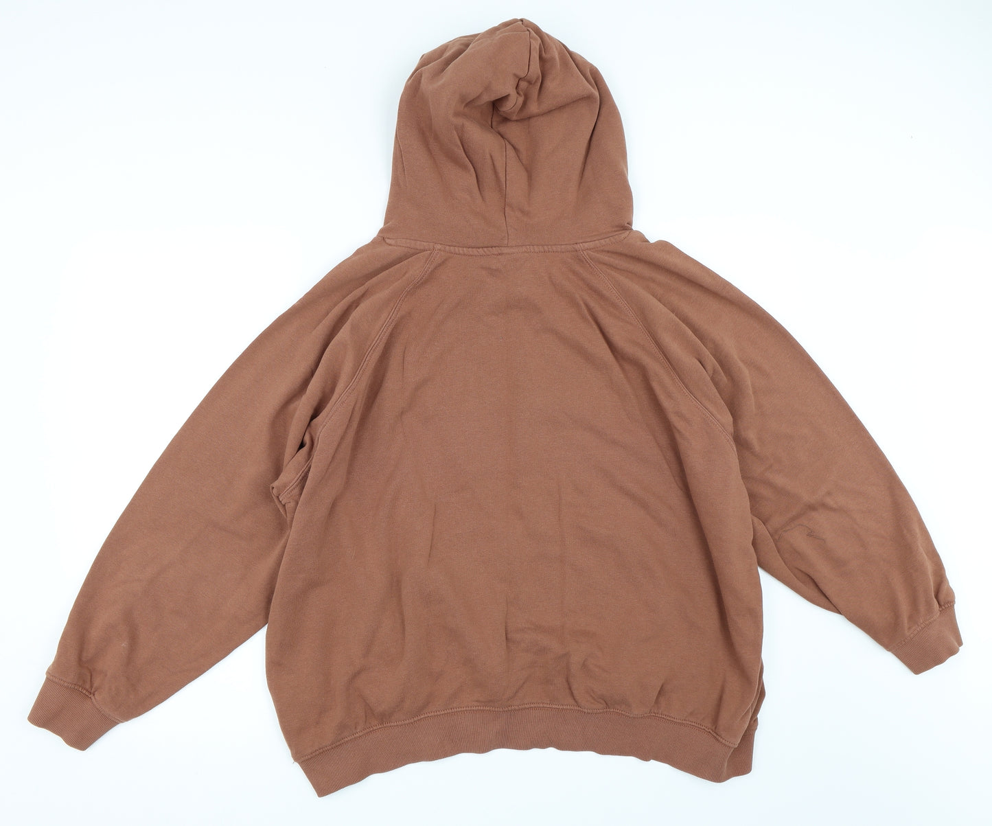 H&M Womens Brown   Pullover Hoodie Size L