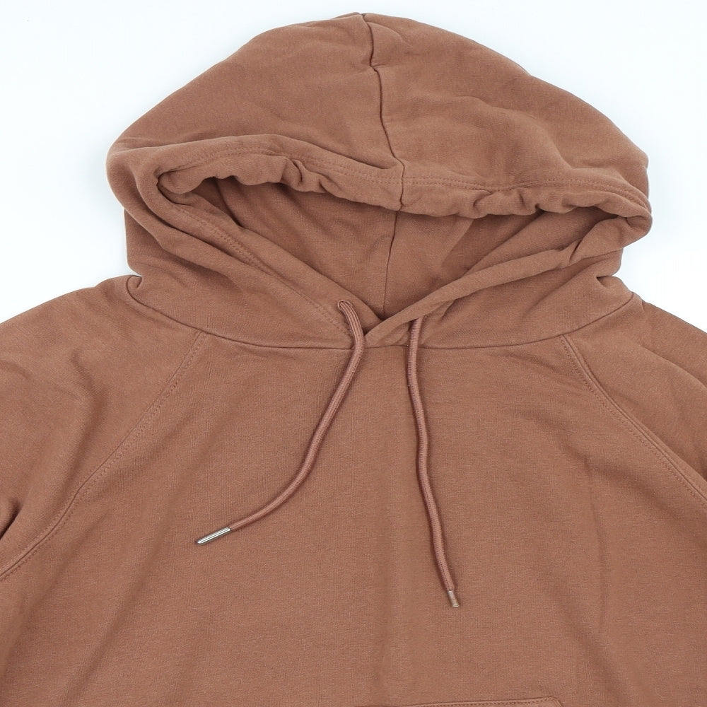 H&M Womens Brown   Pullover Hoodie Size L
