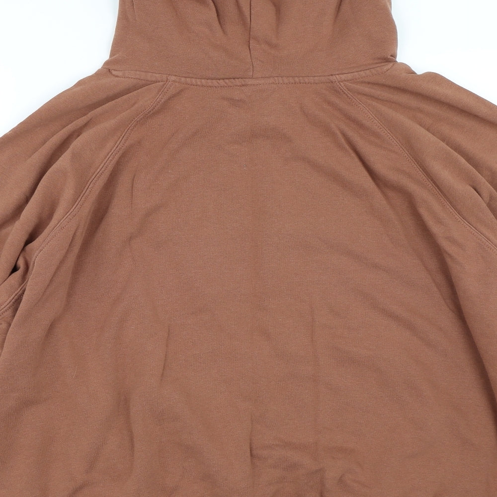 H&M Womens Brown   Pullover Hoodie Size L
