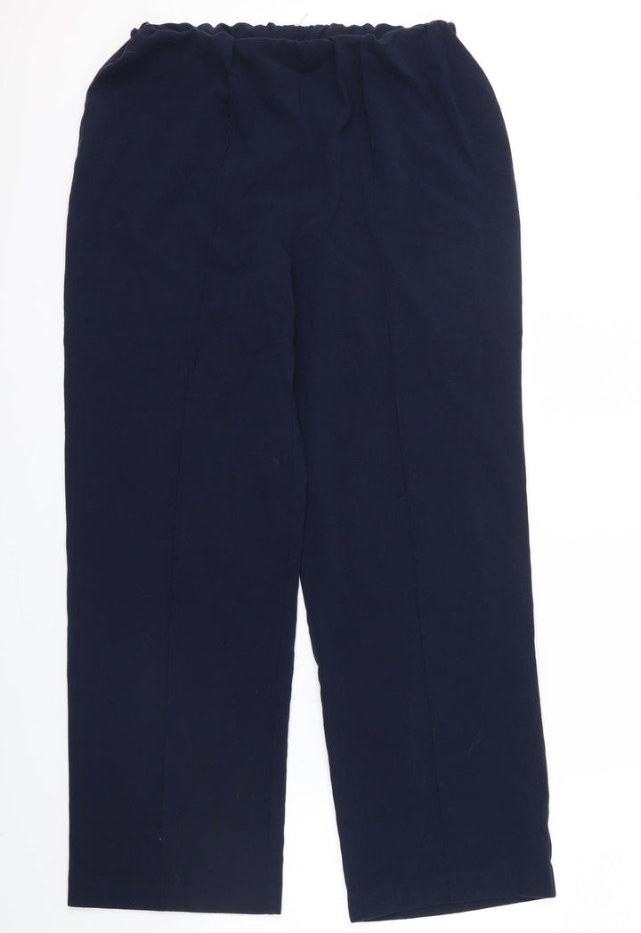 Isla Womens Blue   Trousers  Size 12 L27 in