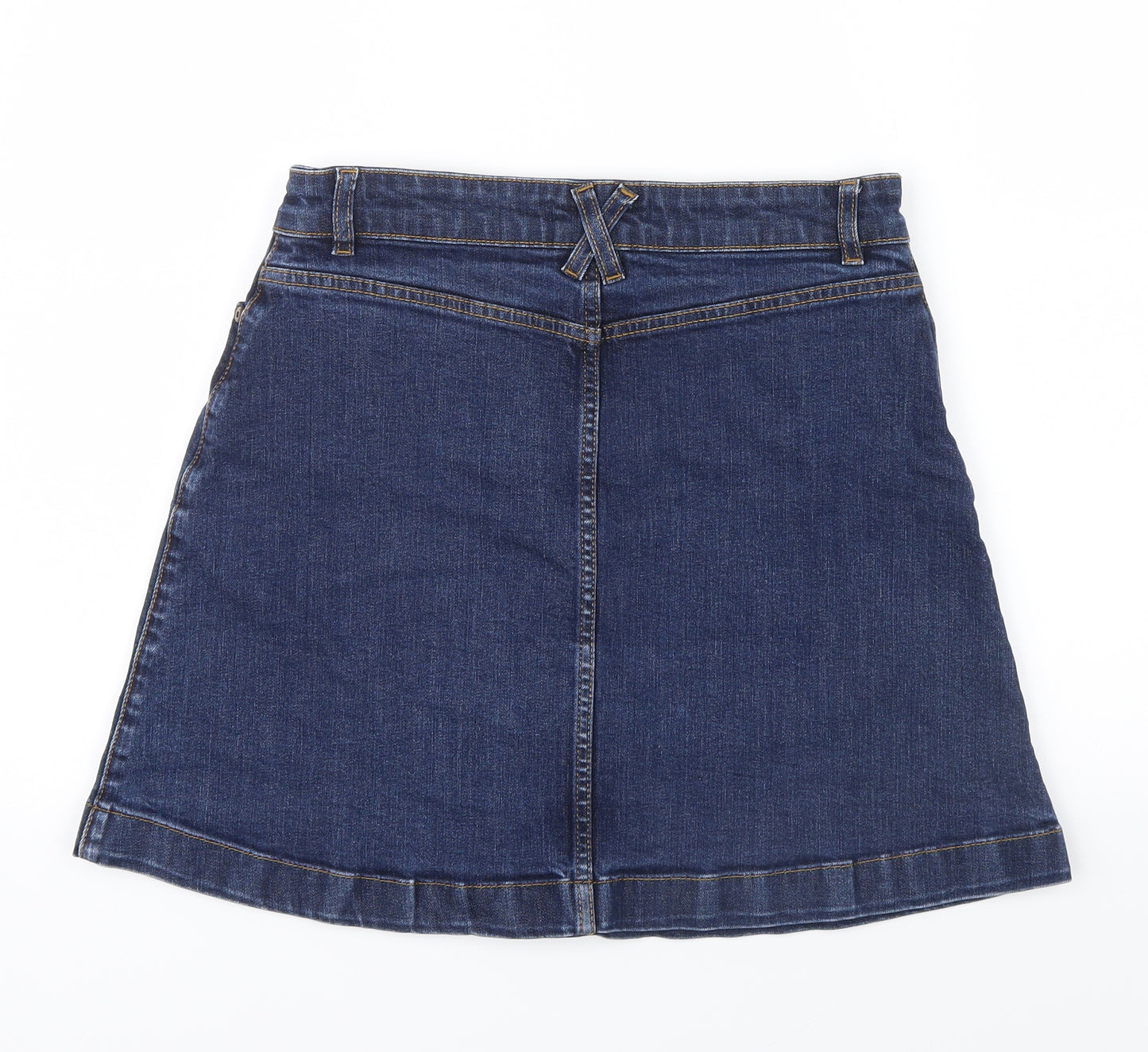 Oasis Womens Blue  Denim Mini Skirt Size 10