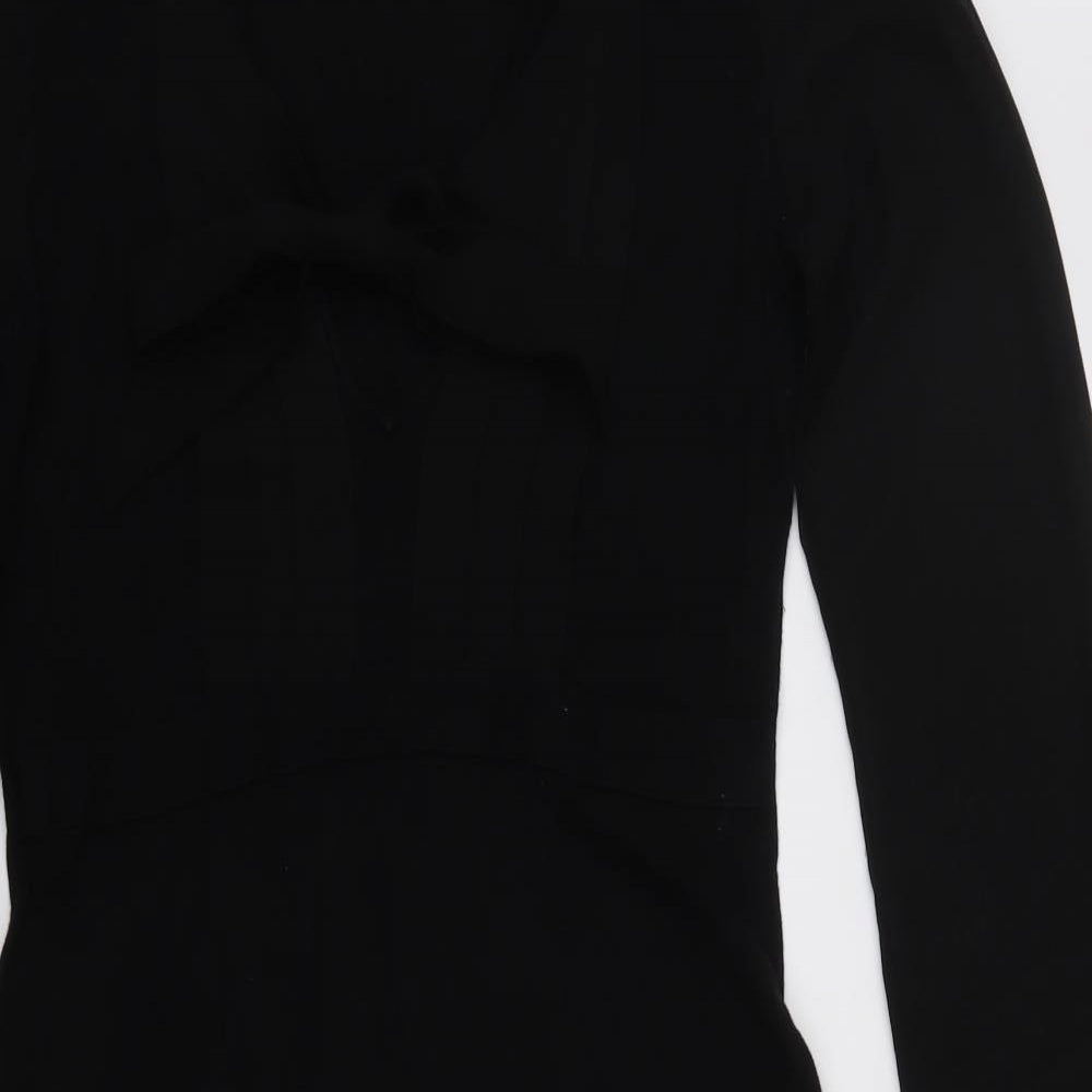 Oasis Womens Black   A-Line  Size XS  - Ruffle detail