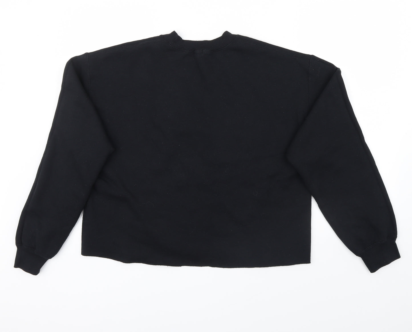 River Island Womens Black   Pullover Jumper Size S  - print on front