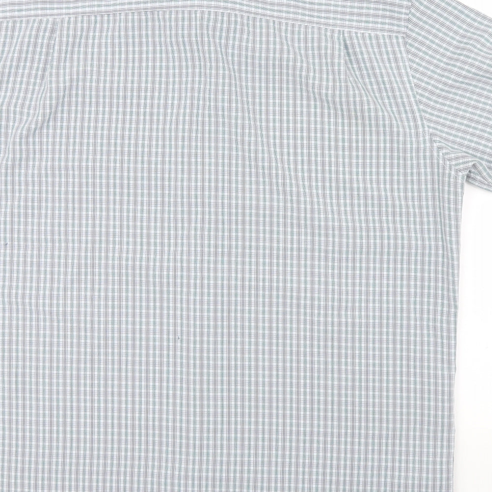 Lincoln Mens Green Check   Button-Up Size L