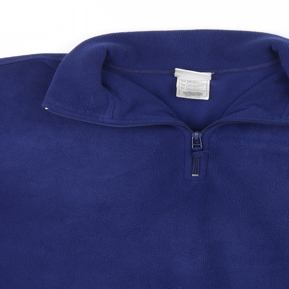 Disney Womens Blue  Fleece Pullover Jumper Size XL  - Embroidered