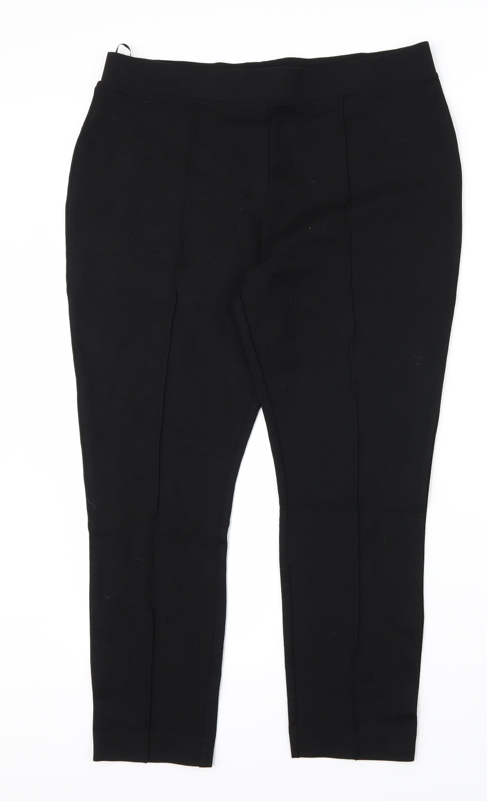 Tu  Womens Black   Trousers  Size 18 L25 in