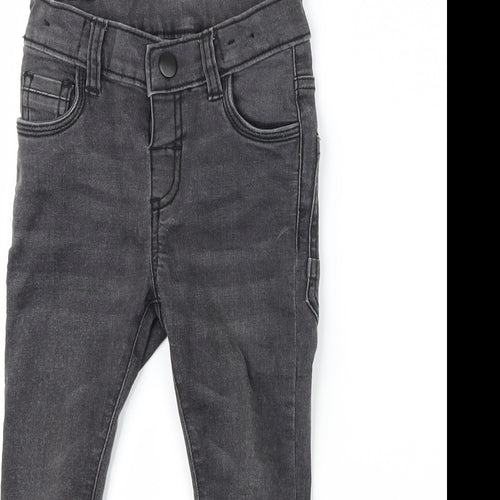Nutmeg Boys Black  Denim Straight Jeans Size 2-3 Years